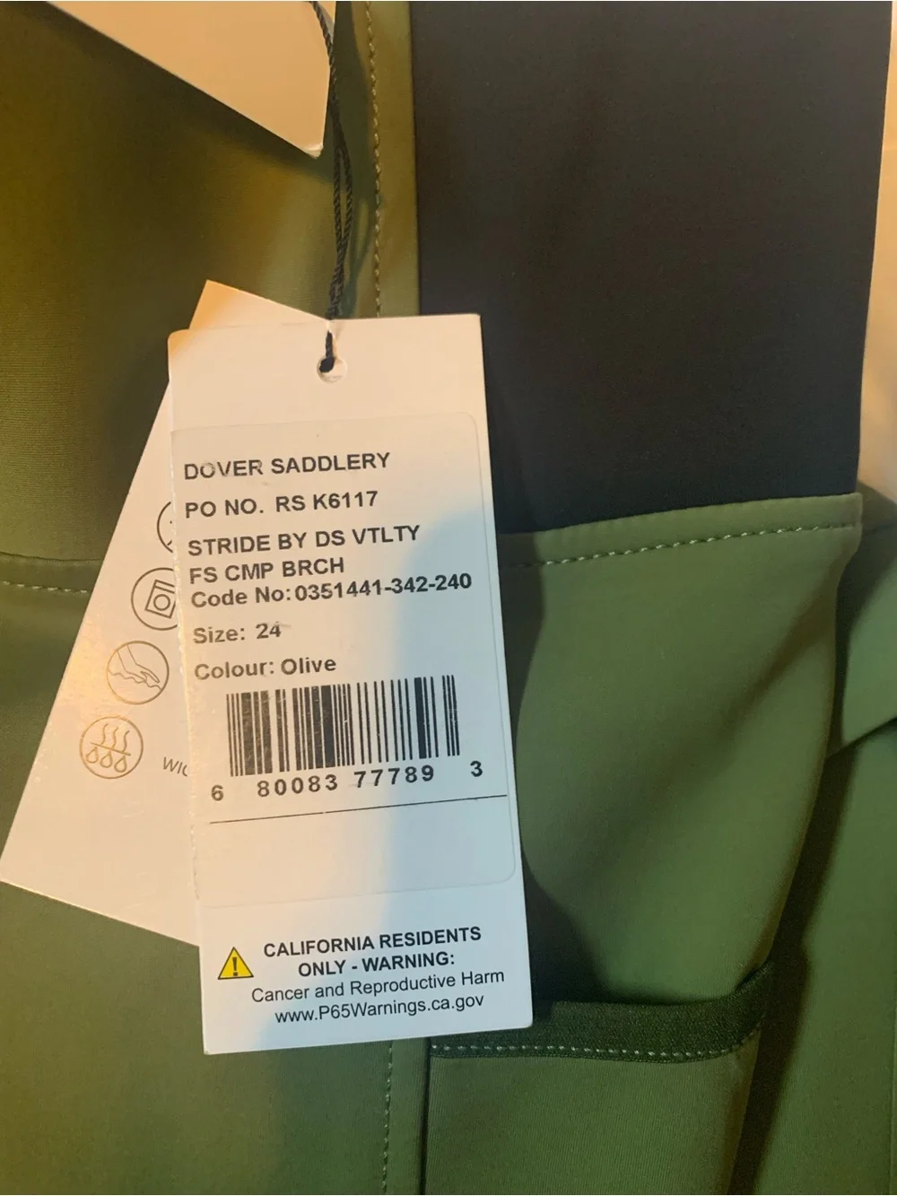 NWT! Dover Saddlery Breeches